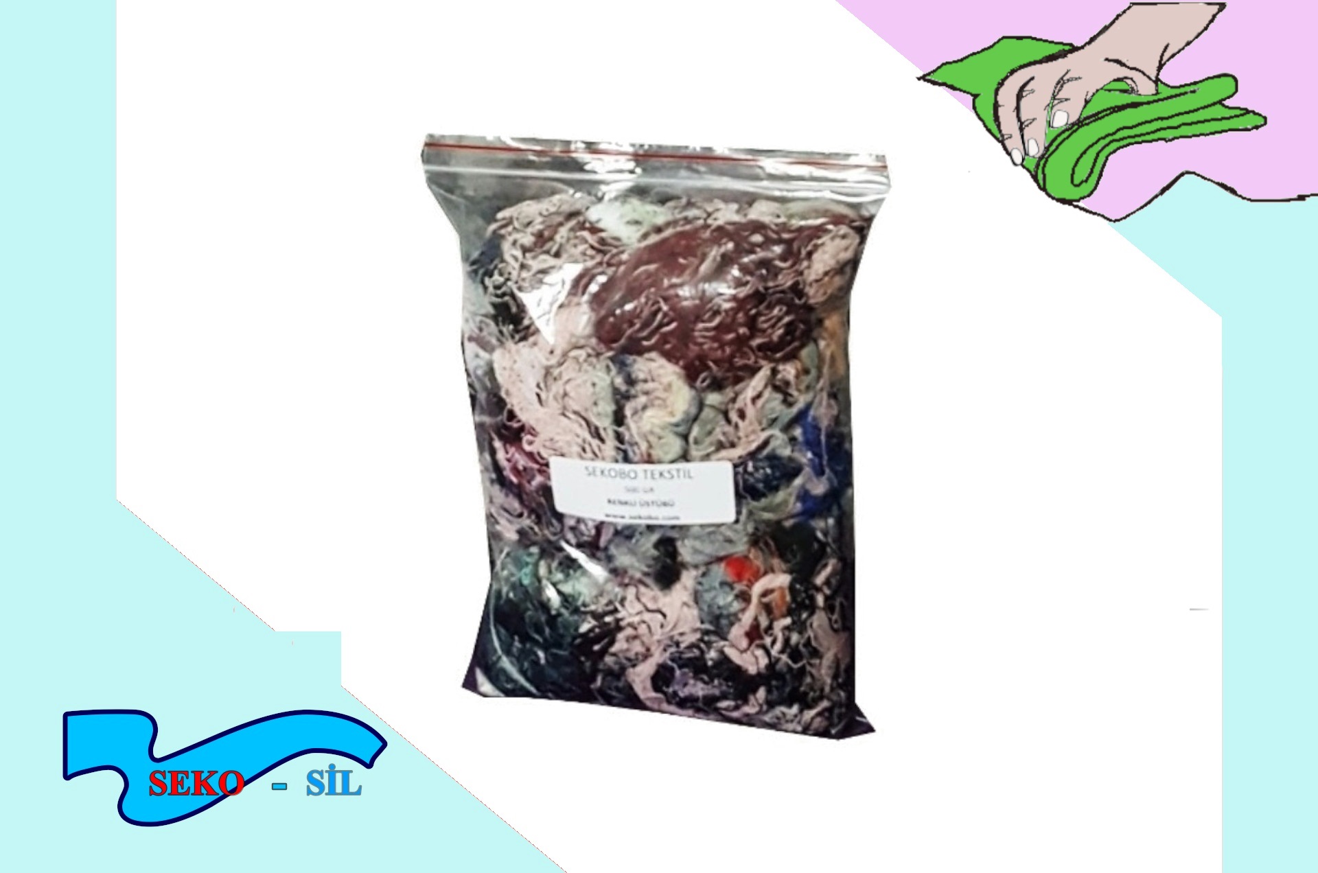 Renkli Pamuk üstübü 250 gr